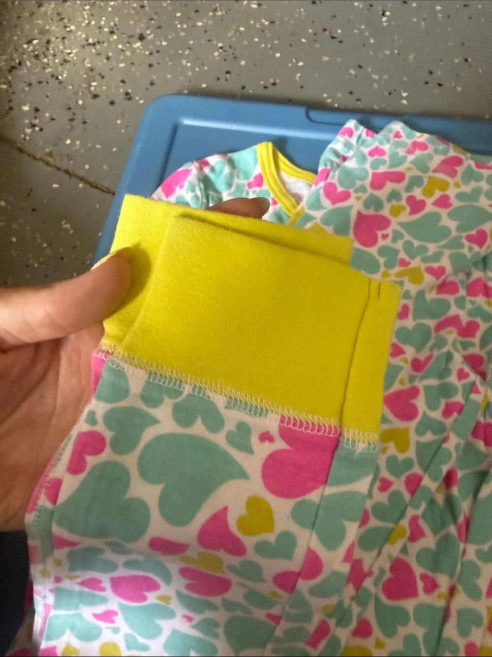 Circo Pink, Teal & Yellow Heart-Print Pajama Set